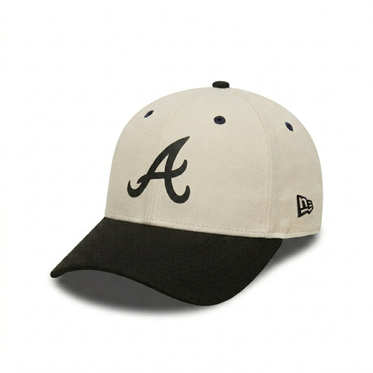 PAQUETE DE 10 PIEZA | GORRA BEISBOLERA | BEIGE CON NEGRO
